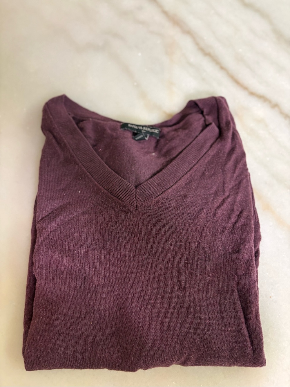 Banana Republic Men's Crewneck Sweater in Wine